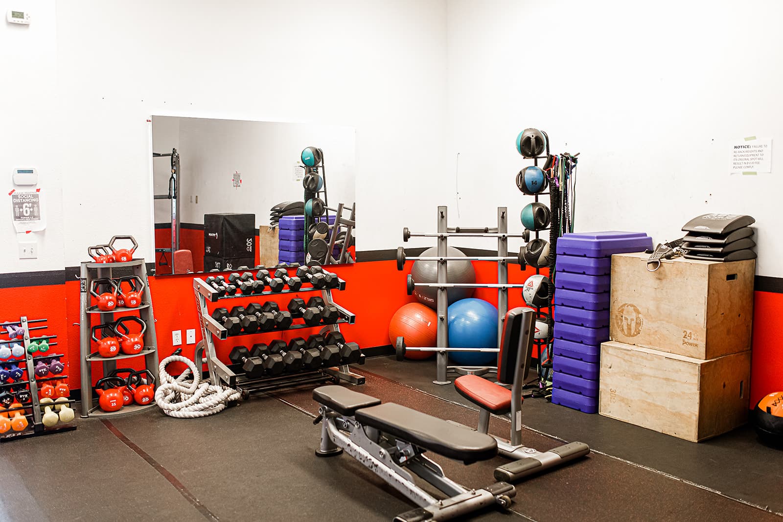 Gym interior